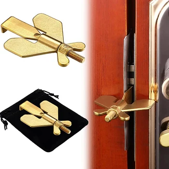 Durų užrakto apsauga kelionėms | Tvirti nešiojami durų užrakto kamščiai | Viešbučio durų užstrigimo namų apsaugos užrakto užrakto įtaisas